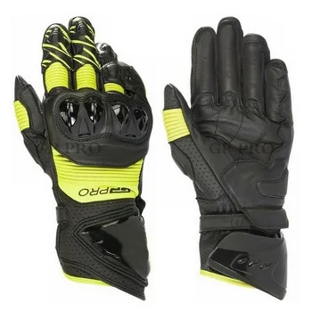 

2019 New 4 Colors 100% Genuine Leather GP PRO R3 Motorcycle Long Gloves Racing Driving Motorbike Original Cowhide GP PRO Gloves