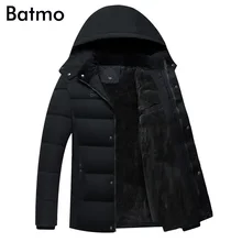 Batmo Новое поступление зимние высококачественные теплые повседневные парки с капюшоном, мужские куртки с капюшоном со съемным капюшоном DL153