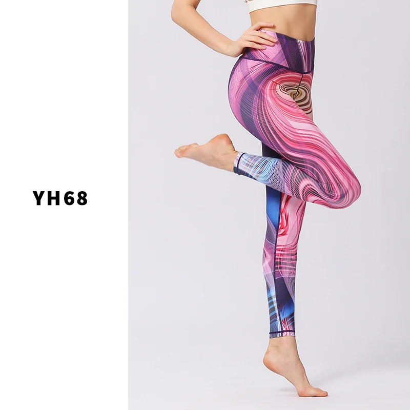 Штаны Для Йоги Женские Спортивные Леггинсы женские фитнесс пробежки обтягивающие женские Леггинсы для йоги низ