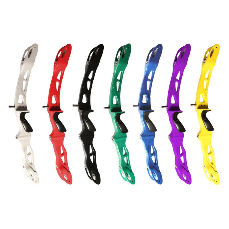 

25 Inches Recurve Bow Riser AM60 Magnesium Alloy Wooden Handle Right Hand for Outdoor Archery Hunting Shooting