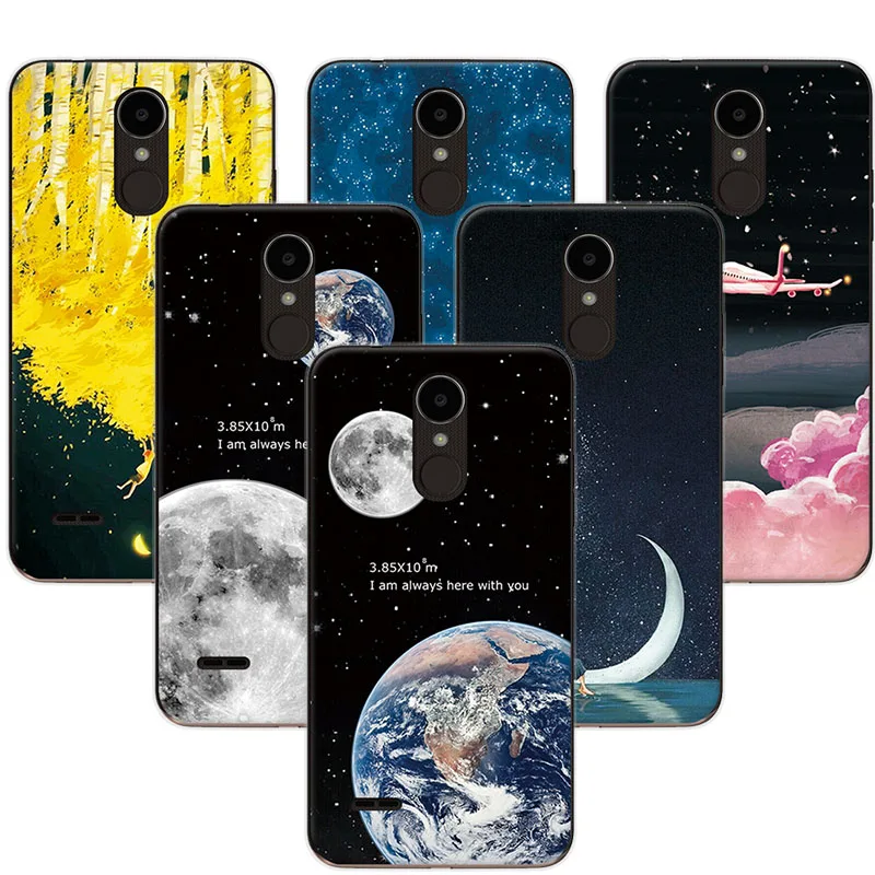 

YOUVEI For LG K7 2017 Space Stars Couple Phone Case 5.0" Art Print Soft Silicon Back Cover Coque For LG K7 2017 K 7 2017 X230