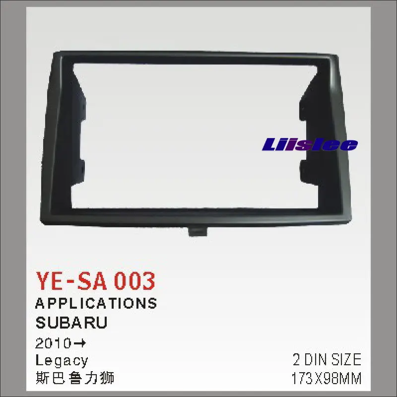 

Liislee 2 DIN Car Refitting Frame Panel For Subaru Legacy 2010 Radio Stereo CD DVD Player NAVI Navigation / ABS Fascia Kits
