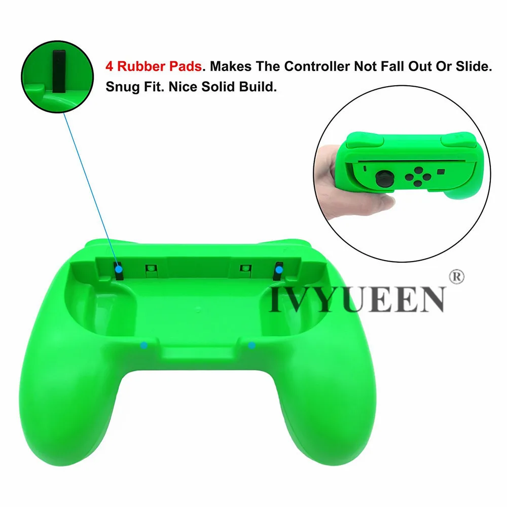 IVYUEEN 1 шт. для переключателя ined NS Joy-Con контроллер ручки Joy Con держатель-синий/зеленый/красный/розовый/желтый