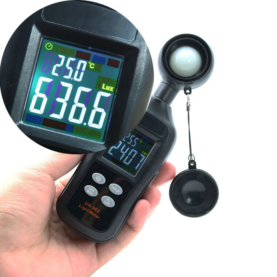 Portable Digital LCD Display Luxmeter Lux / FC Light Meter for