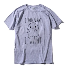 COOLMIND QI0256A хлопок, Мужская футболка с принтом I boo what I want, повседневная мужская футболка с коротким рукавом, летняя забавная Мужская футболка, футболки
