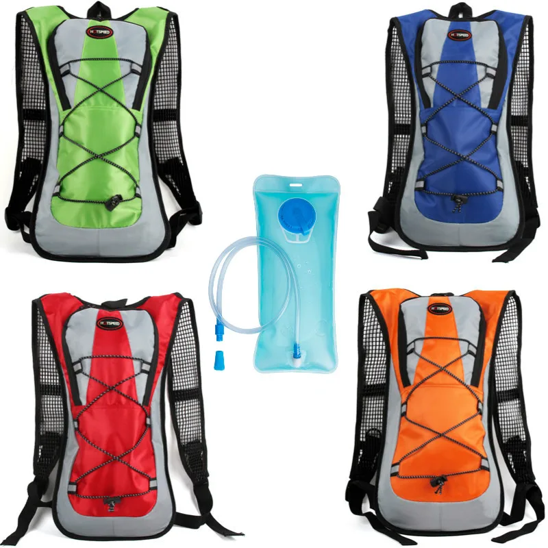 HOTSPEED Brand Cycling Water Bag Tank Backpack Hiking Motocross Riding Backpacks With 2L Water Bag MTB Bike Hydration Bladder