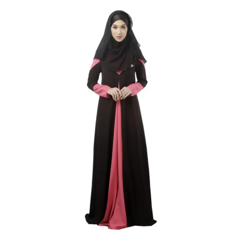 Long Sleeve Maxi Women Slim Dress Kaftan Abaya Jilbab Islamic...