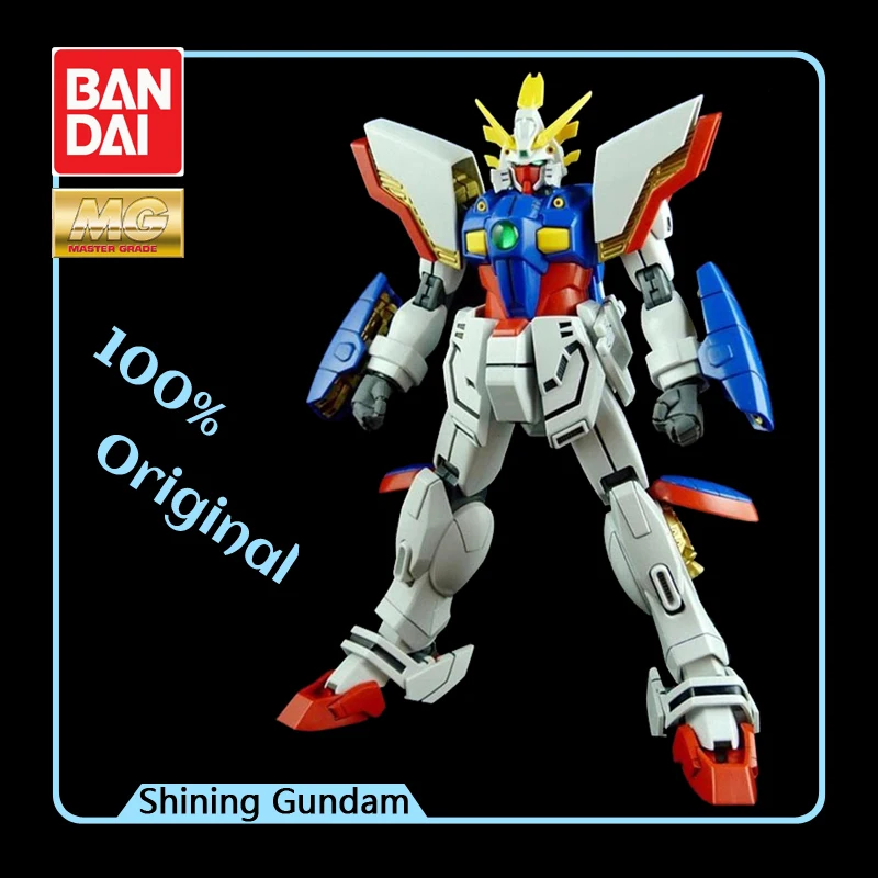 BANDAI модель Мобильный истребитель G Gundam MG 1/100 Сияющий King of Heart эффект экшн-фигурка