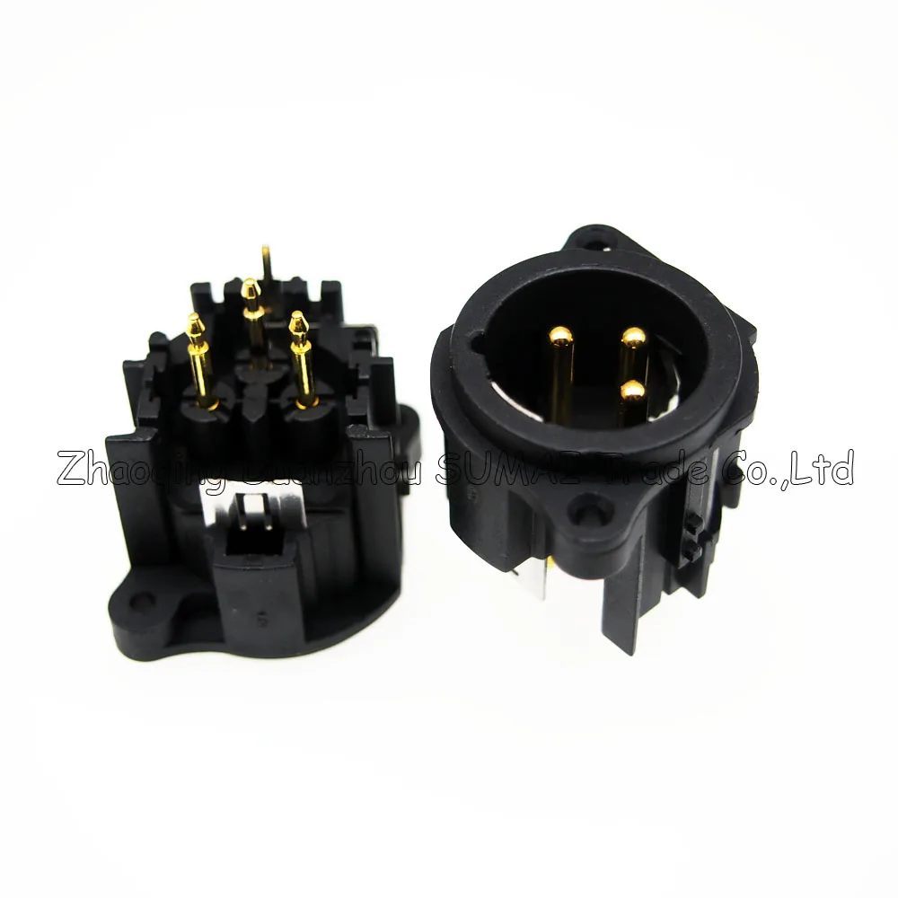 CANNON Audio MIC Connector XLR 3 Pin male Panel jack 3Pin KTV Microphone/ Speakers/Mixer socket Gold-plated | Электроника