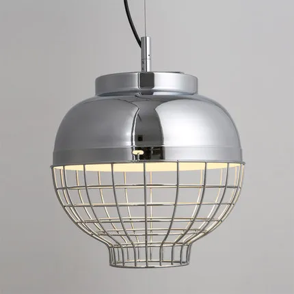

Simple Loft Style Plating Metal Mesh Droplight Modern LED Pendant Light Fixtures For Dining Room Hanging Lamp Home Lighting