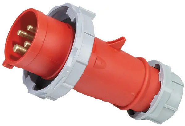 16A 400V 4P (3P + E) промышленная штепсельная вилка EN/IEC 60309 2 4 pin открытый IP67 ЗАЩИТА ОТ