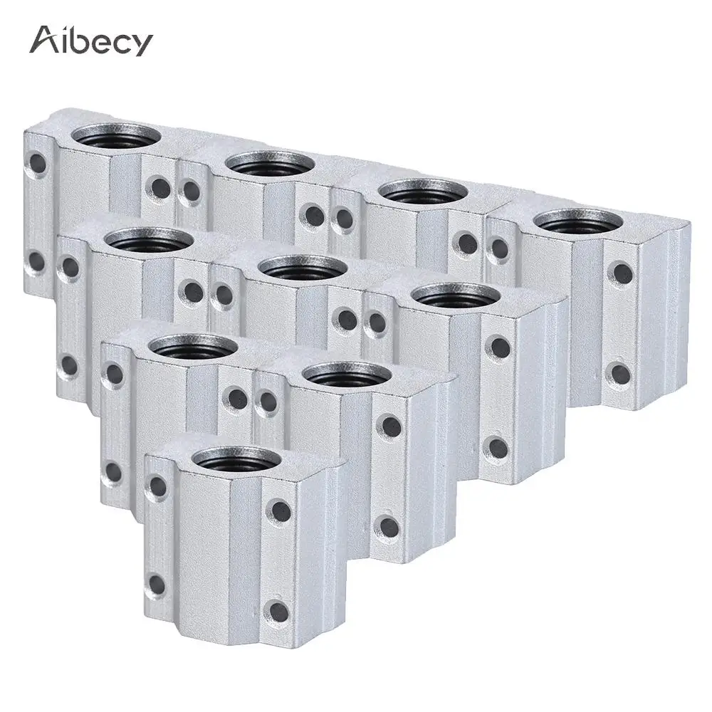 

Aibecy 3D Printer Parts 8mm Linear Motion Ball Bearing Block CNC Router Slide Unit 3D Printer DIY Kit Parts Accessories