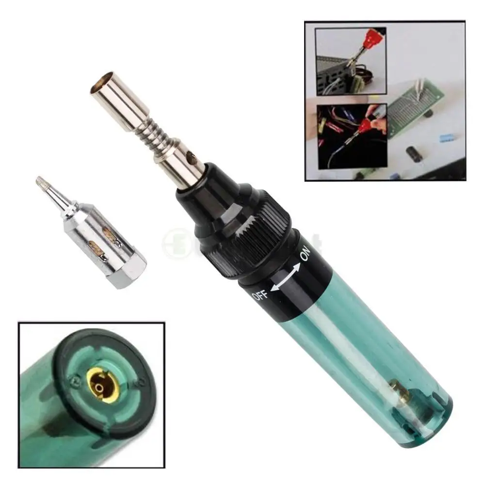 High Quality Electronics DIY MT 100 Electric Iron Gas Soldering Iron Gun Blow Torch Cordless