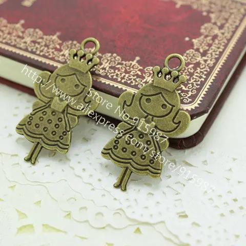 Лот из 20 штук. Кулон подвеска в виде маленькой девочки. Размер 24*45мм|pendant charms|charm