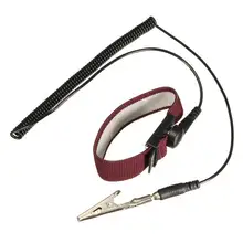 1,8 м Антистатический ESD ремешок разряда ленты Антистатический браслет заземления не накапливает статики выпуск браслет с клипсой из розового Цвет