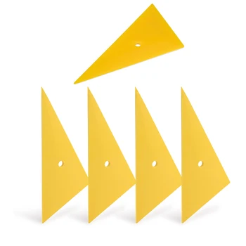 

EHDIS 5pcs Vinyl Film Yellow Corner Triangle Squeegee Scraper Kit Window Tints Tool Car Styling Auto Sticker Accessories Tools