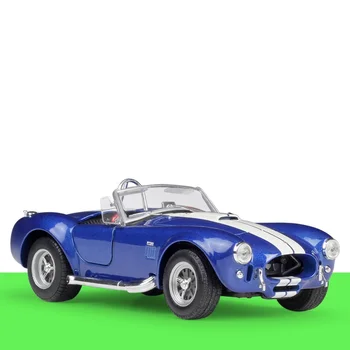 

1:24 Welly Shelby Cobra 427 1965 blue/red Diecast Model Car