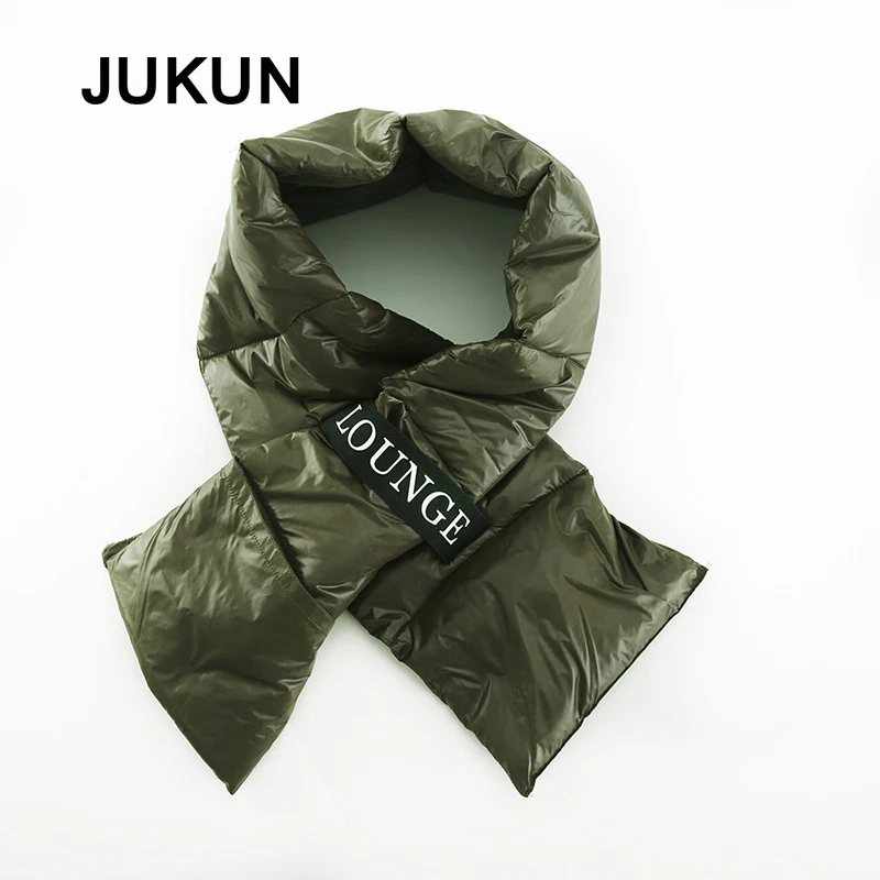 

winter scarf thickened Korean students warm imitation down cotton neck lady cute soft Japanese scarves scarf winter