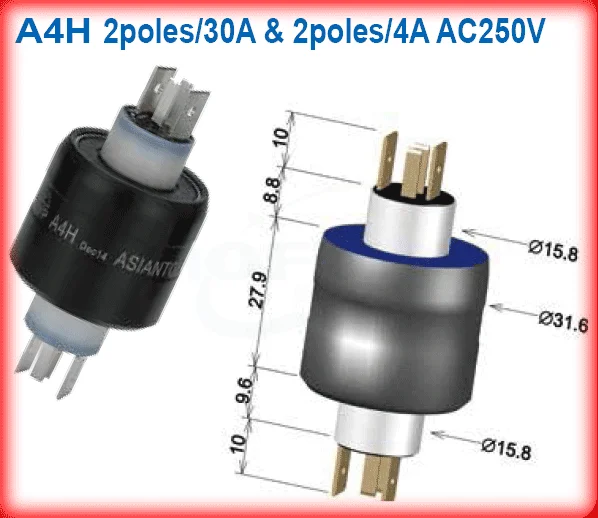 

A4H Mercury Slip Ring Mercury Rotating Joint Water Silver Conductive Ring Mercury Collector Ring Mercury Brush