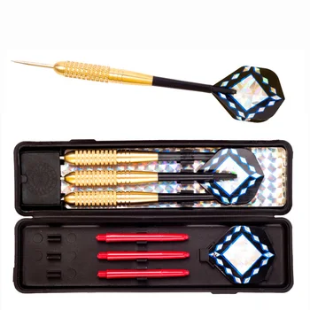 

3 PCS/LOT Box Flash Pattern 24g Tip Darts With Copper Alloy Brass Darts Hard Needle Darts Suit Professional Darts Gift