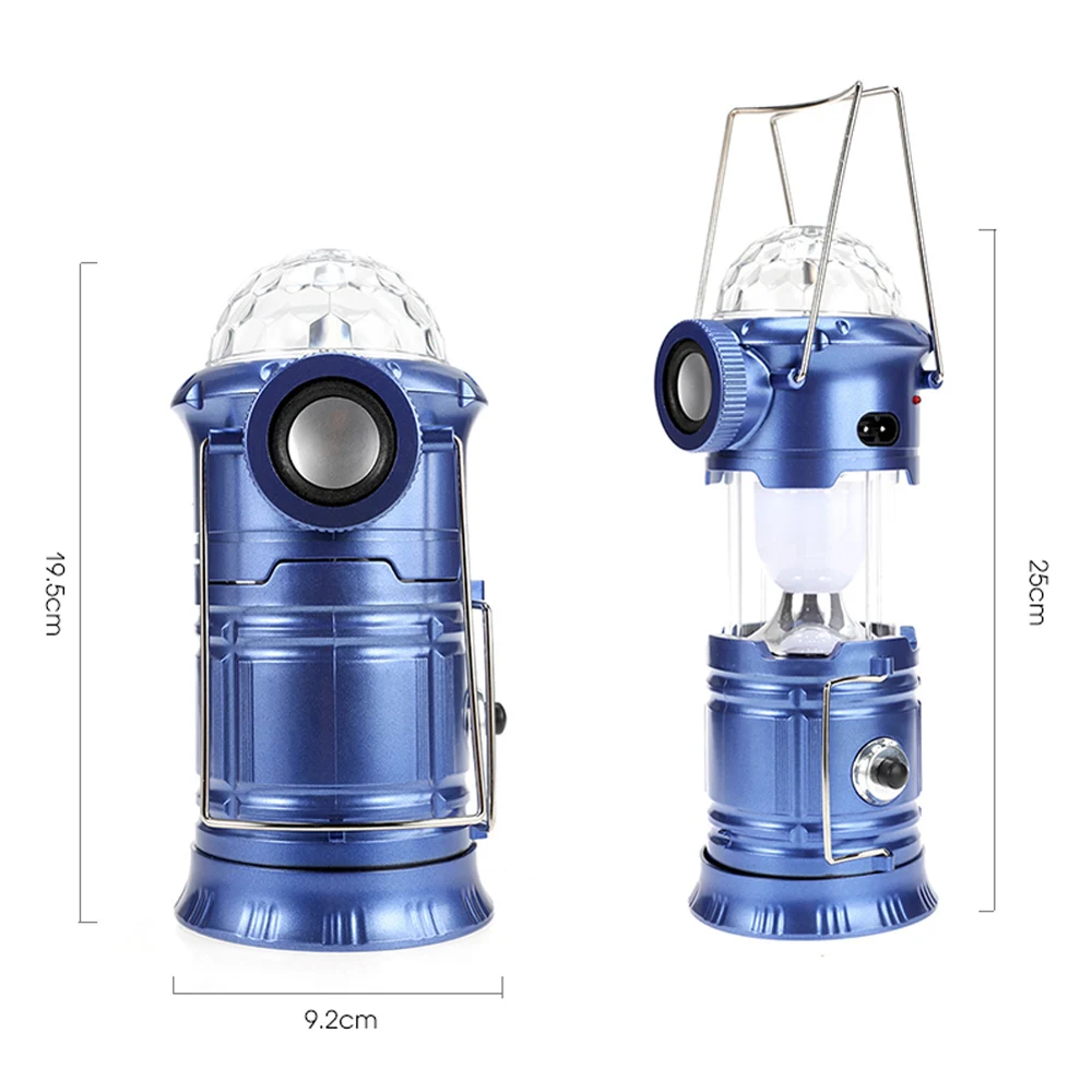 1-10X Ultra Bright Portable LED Lantern Tent Travel Hiking Camping Night Lamp BT