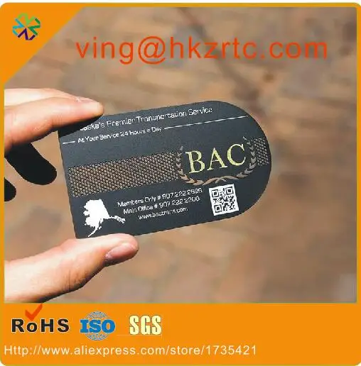 black matte metal card 1