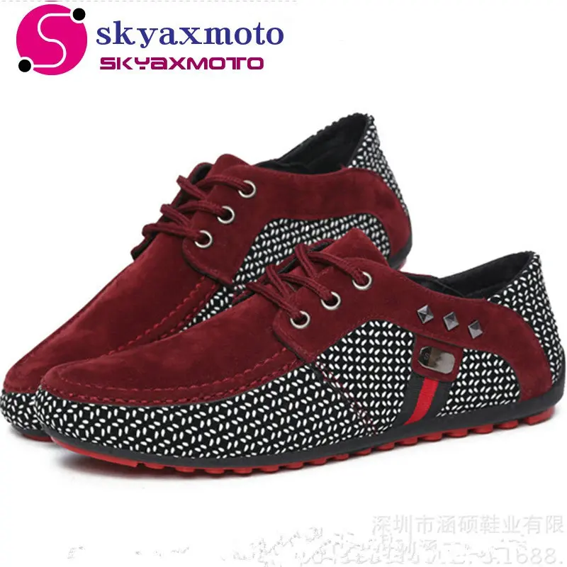 2017 New arrival Men Shoes Mens Spring Autumn Casual Breathable Flats Male Fashion Lightweight Suede Shoes