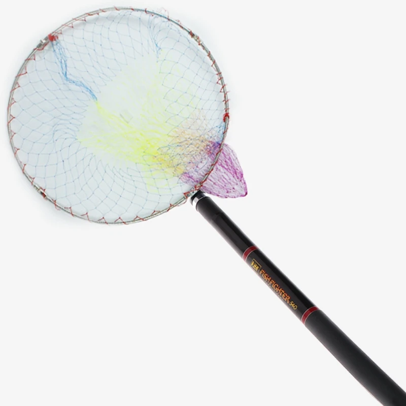 

5.4M Retractable Fishing Landing Net Rod Round Stretch Brail Pole Portable Tools free shipping