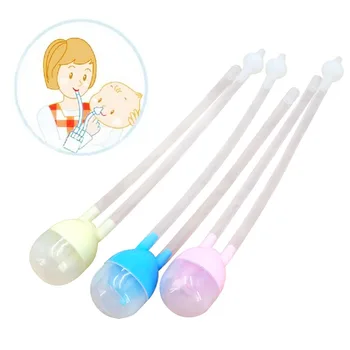 

Hot Newborn Baby Vacuum Suction Nasal Aspirator Safety Nose Cleaner infantil Nose Up aspirador nasal Baby Care I0009