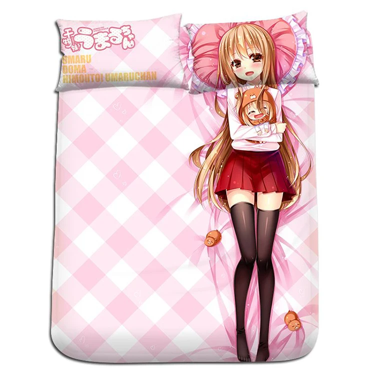 Hobby Express Himouto Umaru chan Umaru Doma Japanese Anime Bed Blanket or Duvet Cover H0170