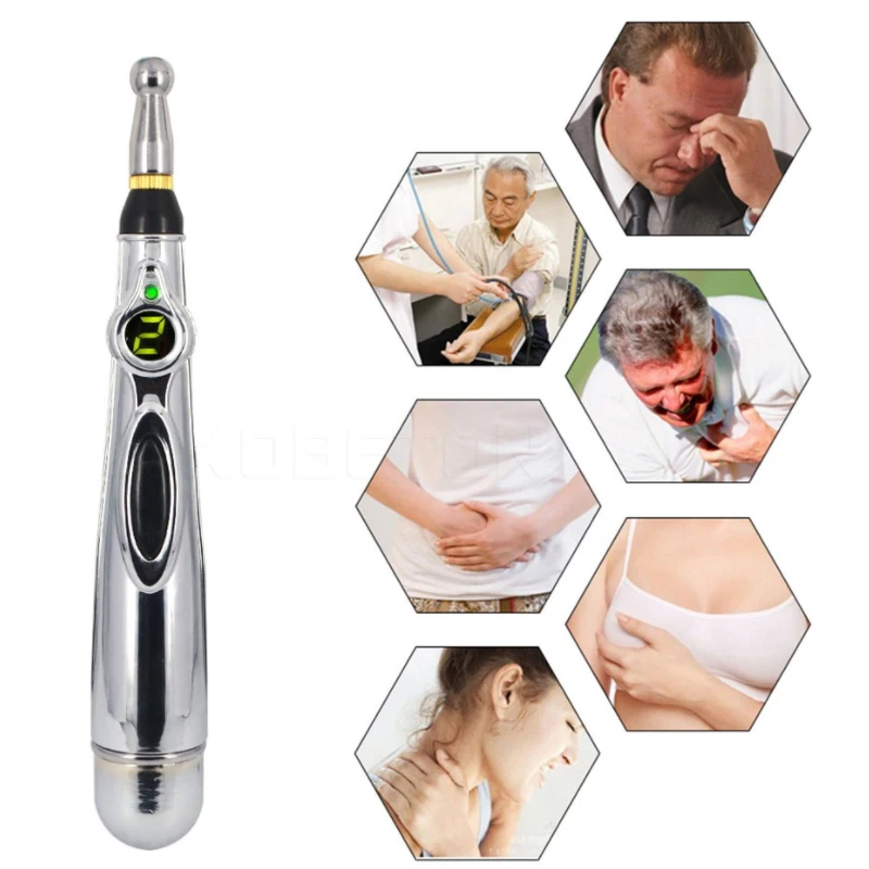 

Electronic Acupuncture Pen Electric Meridians Laser Therapy Heal Massage Pen Meridian Energy Pen Massager Relief Pain Tools