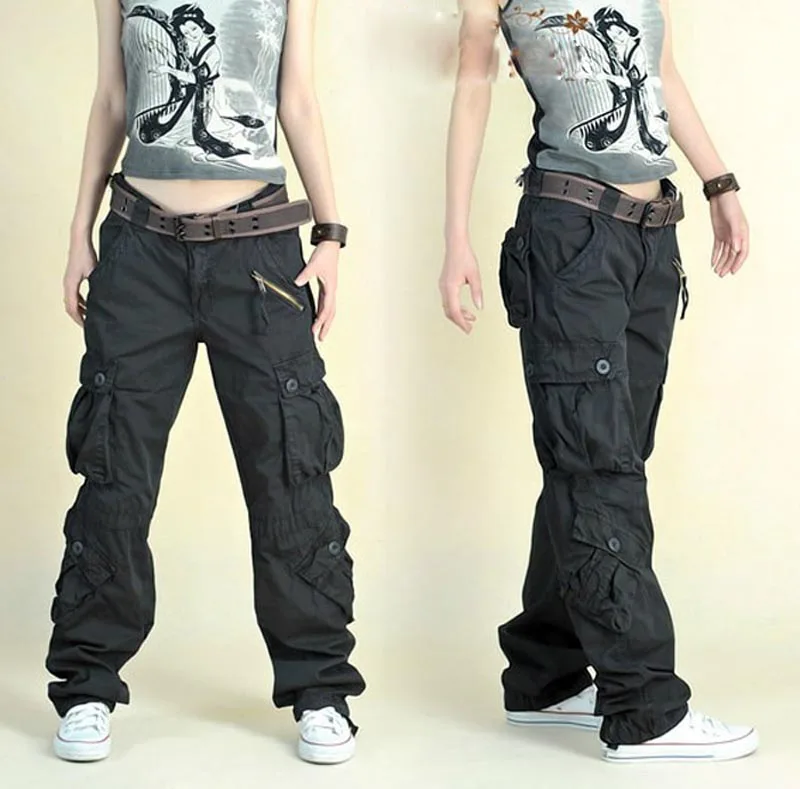 Free Shipping 2020 New Arrival Fashion Hip Hop Loose Pants Jeans Baggy Cargo Pants For Women Free Shipping 2020 New Arrival Fashion Hip Hop Loose Pants Jeans Baggy Cargo Pants For Women