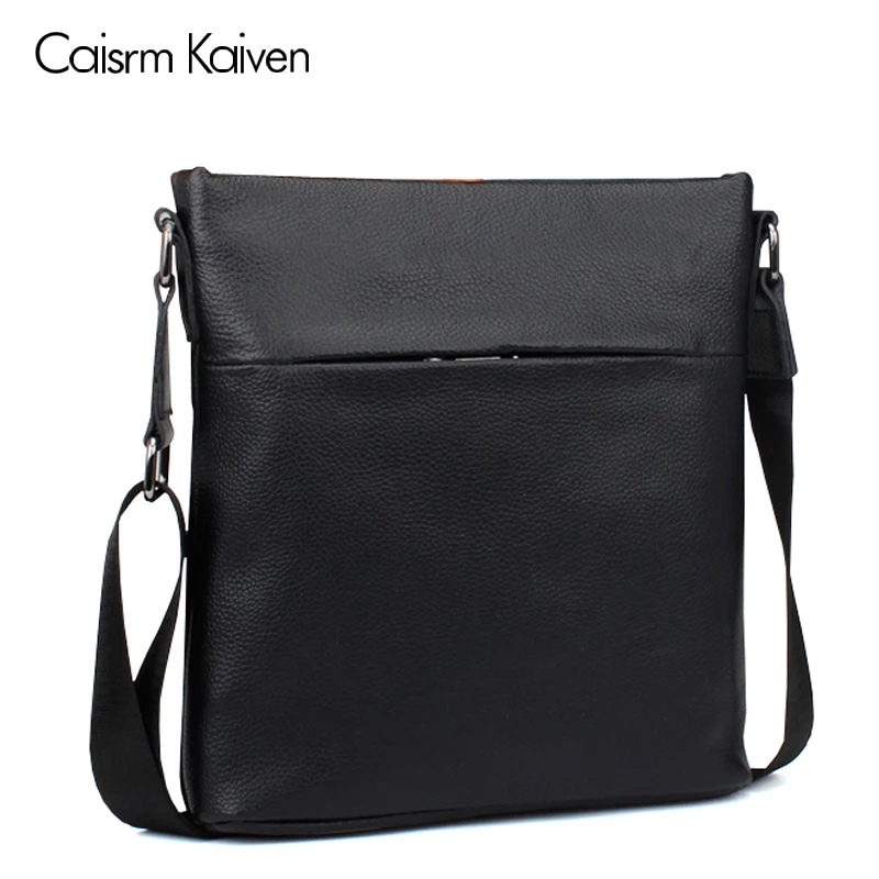 Men messenger bags luxury genuine leather men bag designer high quality shoulder bag casual