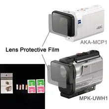 Clear Lens Protector Film For AKA MCP1 MPK UWH1 For sony action cam HDR AS300r AS50v