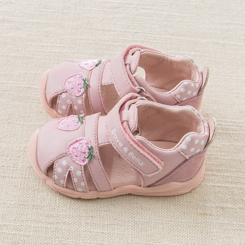 DB7281 Dave Bella spring summer baby girl sandal Princess Shoes brand shoes