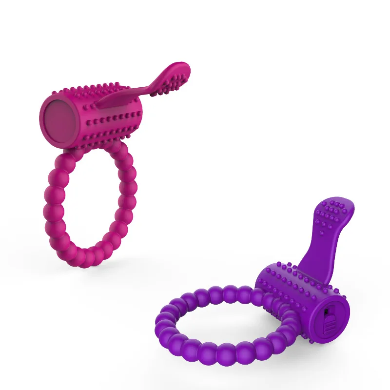 Men s Masturbation Delay Lock Fine Condoms Silicone Crystal Vibration Ring Condoms for Men Toys for