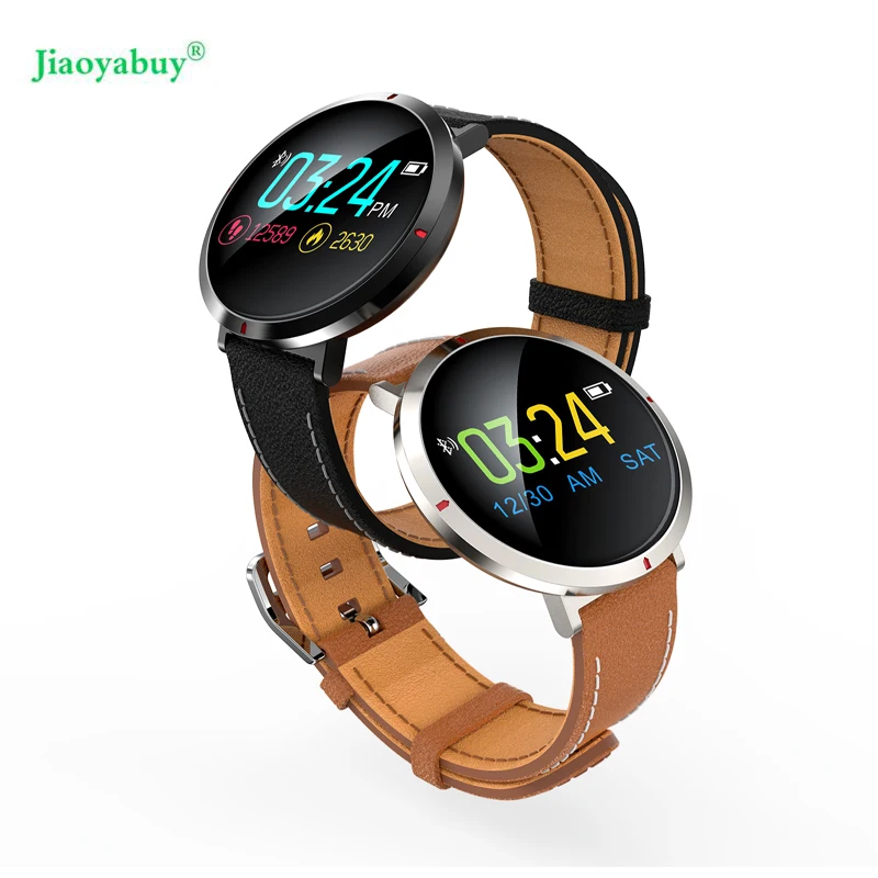 

S2 Smart Watch Bracelet Band Round Color Screen Blood Pressure Heart Rate Monitor Sport Waterproof Bluetooth Smart Wristband