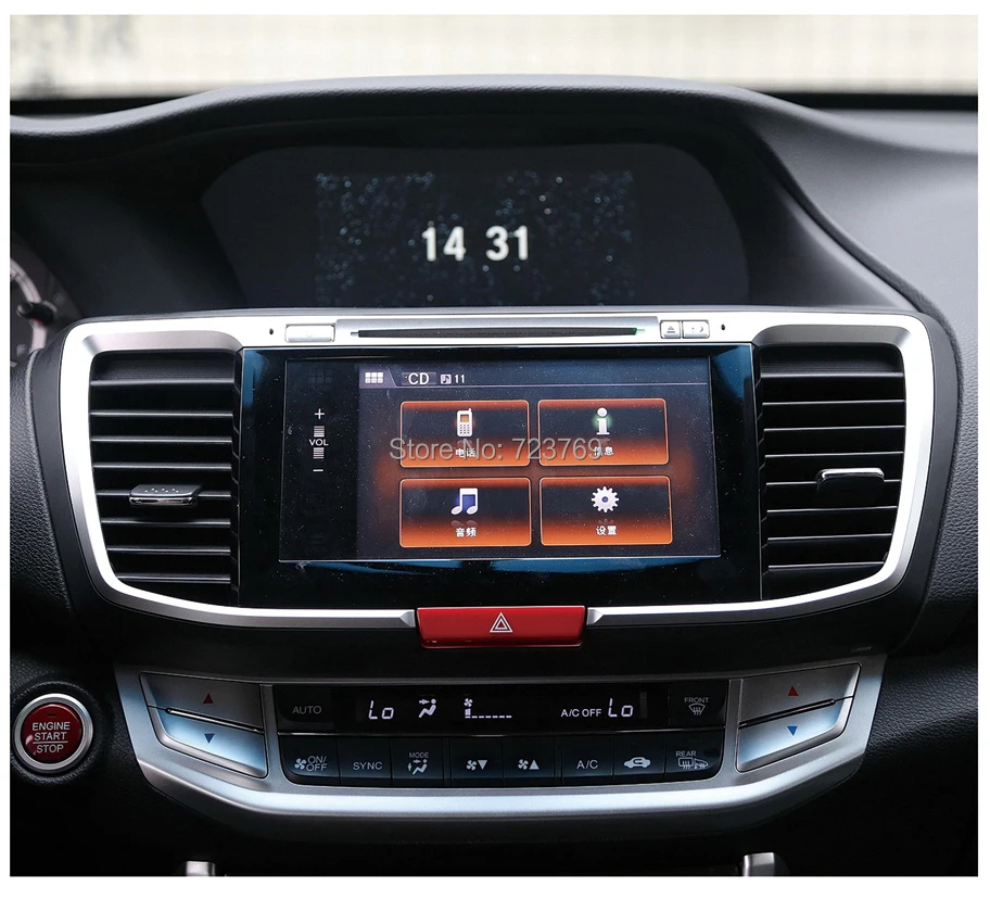 Perfect 8 Core, 32G ROM, 2G RAM, 10.1 inch Android 6.0 Car GPS Navigation Radio System Stereo Media for Honda Accord 2013 2014 2015 20