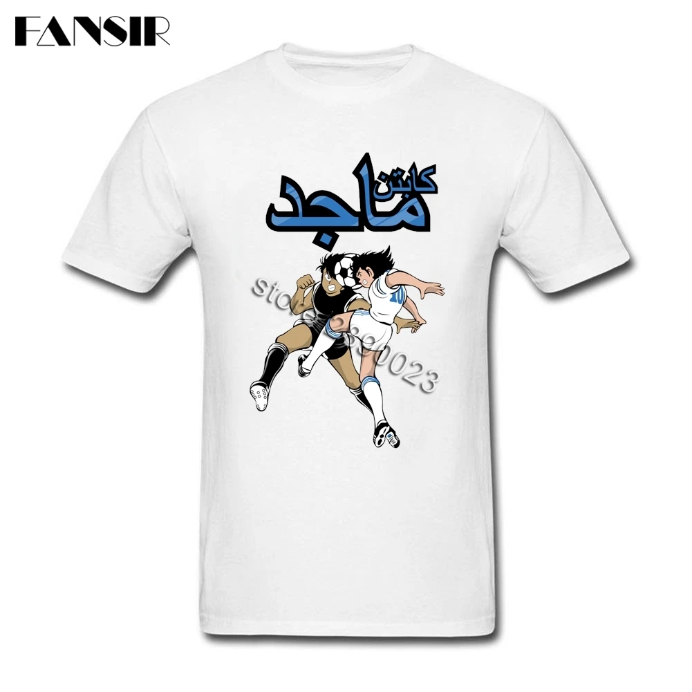 Captain Tsubasa футболка для отдыха Для мужчин короткий рукав натуральный хлопок с