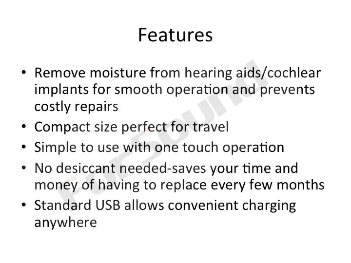 electronic dry case