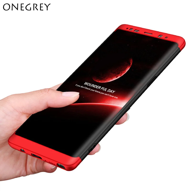 Luxury Phone Cases For Samsung Galaxy Note8 Accessories Hard Dual Armor Cover 360 Degree Protection Case for galaxynote8 casing |