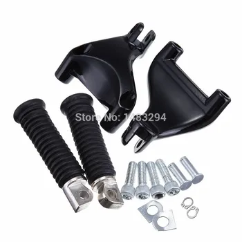 

Shipping EMS Passenger Rear Foot Pegs Footrest & Mount Fits For Harley Sportster 883 Forty-Eight Seventy-Two 1200 XL 2004-2013