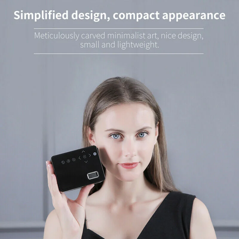 Mini Household Projector LED HD 1080P Home Theater Projector OUJ99 Mini Household Projector LED HD 1080P Home Theater Projector OUJ99