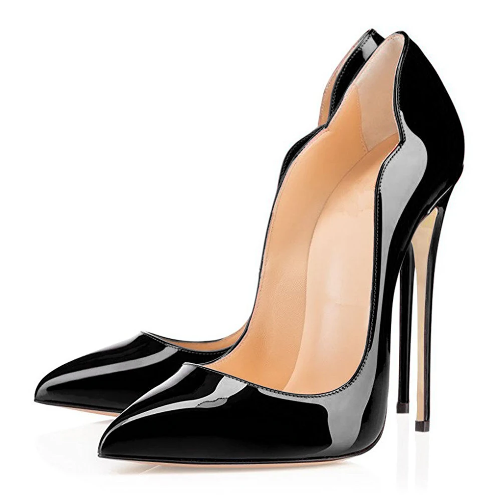 

Women Pumps 21.5-26.5cm 2019 New Women's Shoes Design super High Heels Dress Pump Solid color Roman shoes are noble and elegant