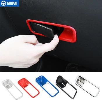 

MOPAI ABS Car Interior Copilot Position Storage Box Handle Bowl Decoration Stickers For Jeep Renegade 2015 Up/Compass 2017+