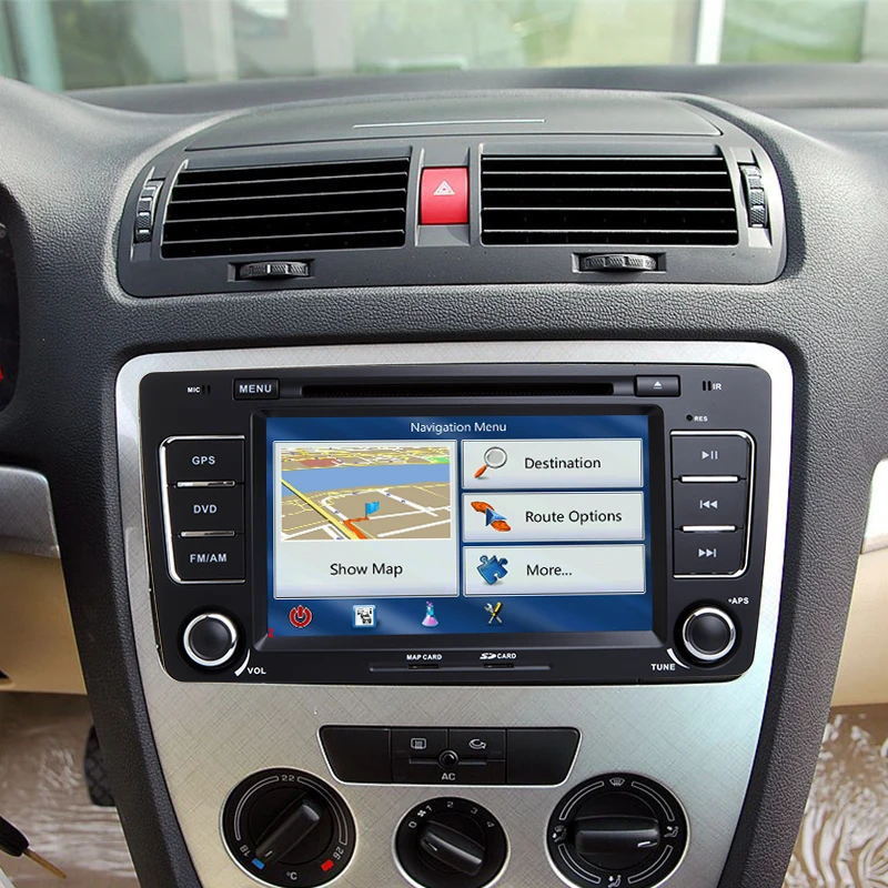 Excellent Android 8.1 7" Car DVD Radio GPS Navigation For Skoda octavia 2009-2013/Yeti 2008-2014 Audio Multimedia Player 2 Din Canbus Wifi 2