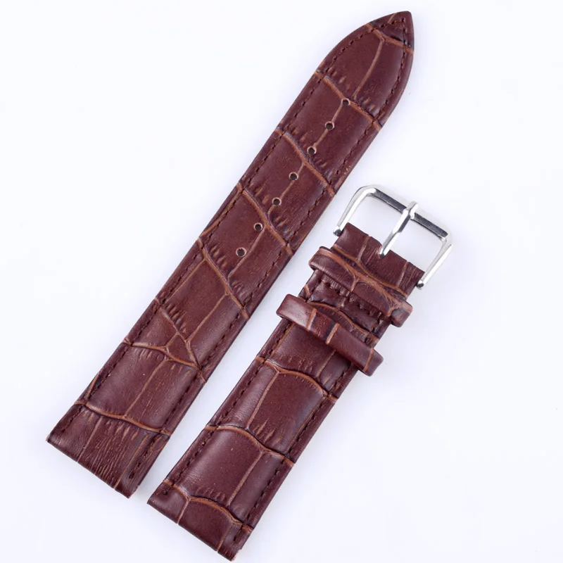 Durable men women Genuine Leather watch strap for men &women 12 ,14,16 18  20 22 24mm genuine leather Watch Band