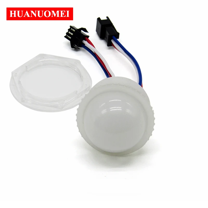 Полный Цвет DC 12 V 24 V 35 мм 9 светодиодный s UCS1903 светодиодный пиксельный rgb модуль света, 5050 smd цифровой красный зеленый синий светодиод модуль, Водонепроницаемый IP67, молочное покрытие
