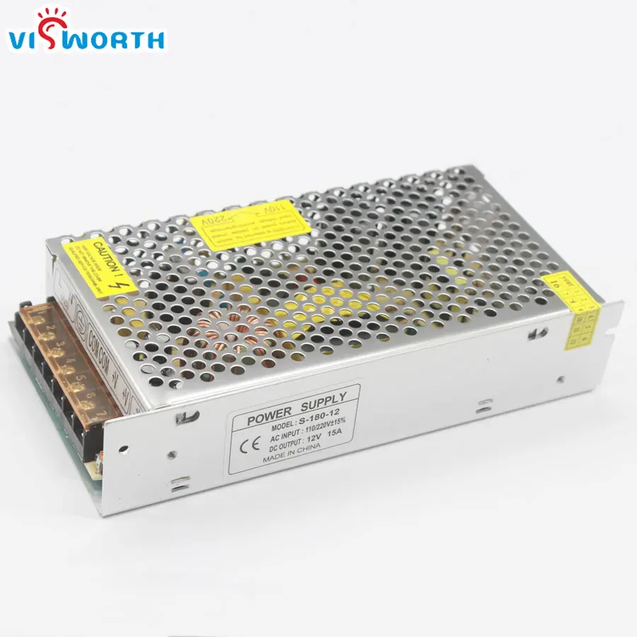 [VisWorth] трансформатор для светодиодных лент 12 в пост. Тока 2 А 10 15 Вт 24 40 120 180 Вт|lighting