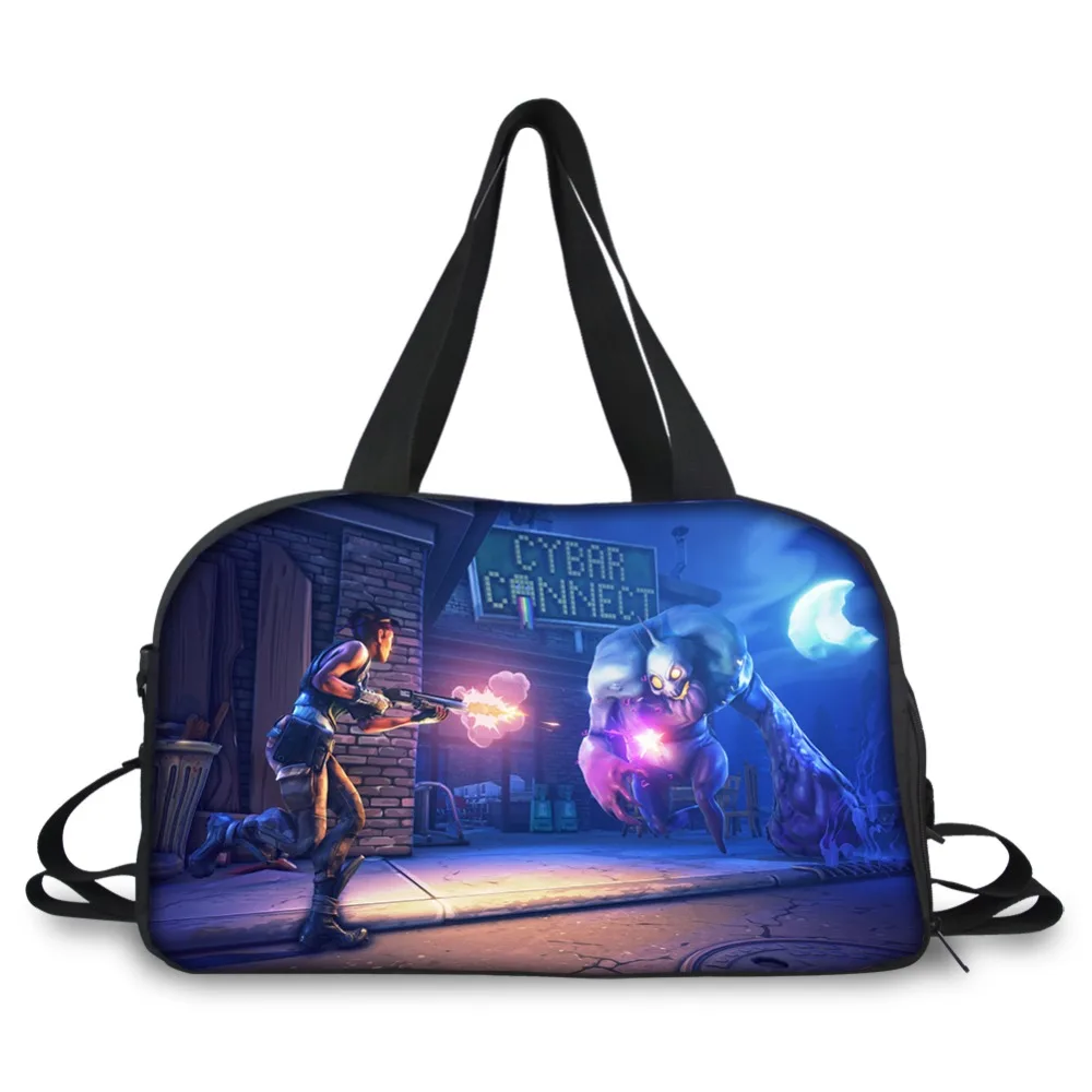 customized images fortnite game cool print luggage travel bag for women large nylon travel duffle tote - cool fortnite pictures to print